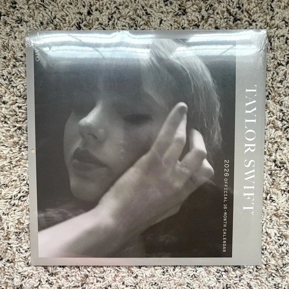 Taylor Swift Official 2026 12 X 24 Inch (Hanging) Monthly Square Wall Calendar